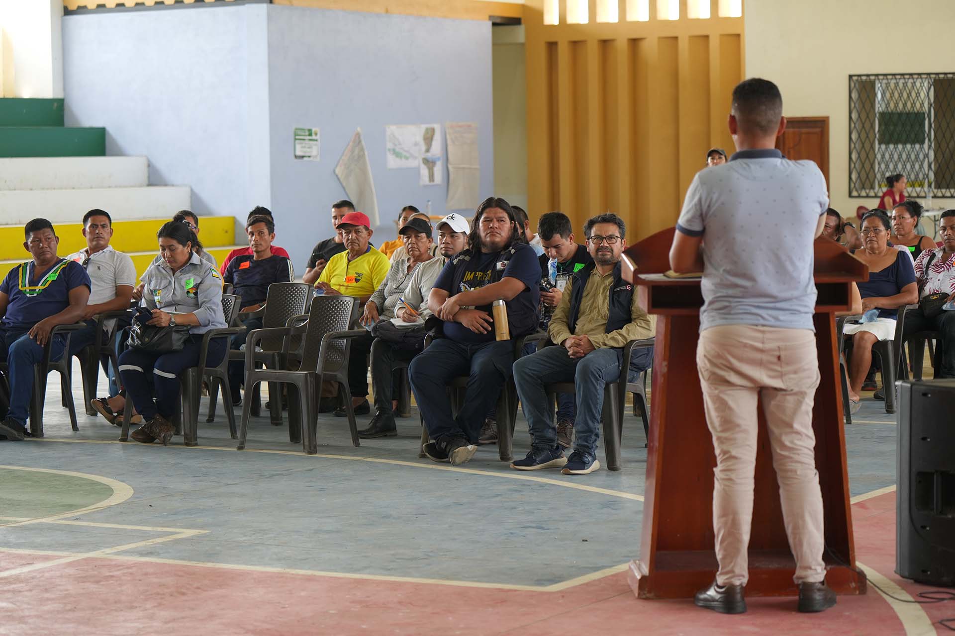 Asamblea de visión territorial realizada en la cabecera parroquial Sansahuari